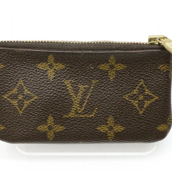 Louis Vuitton Monogram Coin Holder Key Pouch Pochette - Brown - Picture 1 of 16
